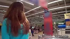 Play Exciting czechoslovakian cutie is excited in the promenade and rode in pov