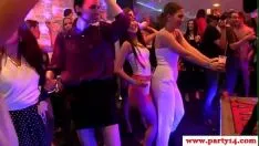 चलाएँ Bigtits Eurobabys चूसना में स्ट्रिपटीज़ sashay