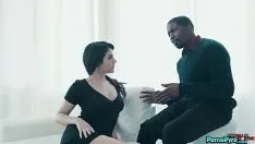 تشغيل حار امرأة سمراء فالنتينا nappi تمتص من لها الأسود المعالج isiah maxwell's بي بي سي