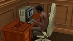 Play Indian stepson masturbating in front of computer | stepmom catches him and fuck with her stepson
