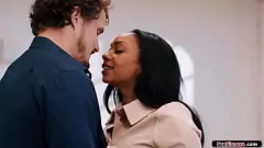 Play Cheating Wife Gets Caught by Husband's Stepbro with a Big Black Cock