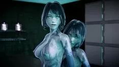Abspielen Donut Cortana Egocest Squanderjob und Sex - futanari porno