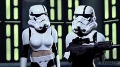 Играть Интенсивная пародия - 2 неожиданных солдата штата любят Вуки Гамшу
